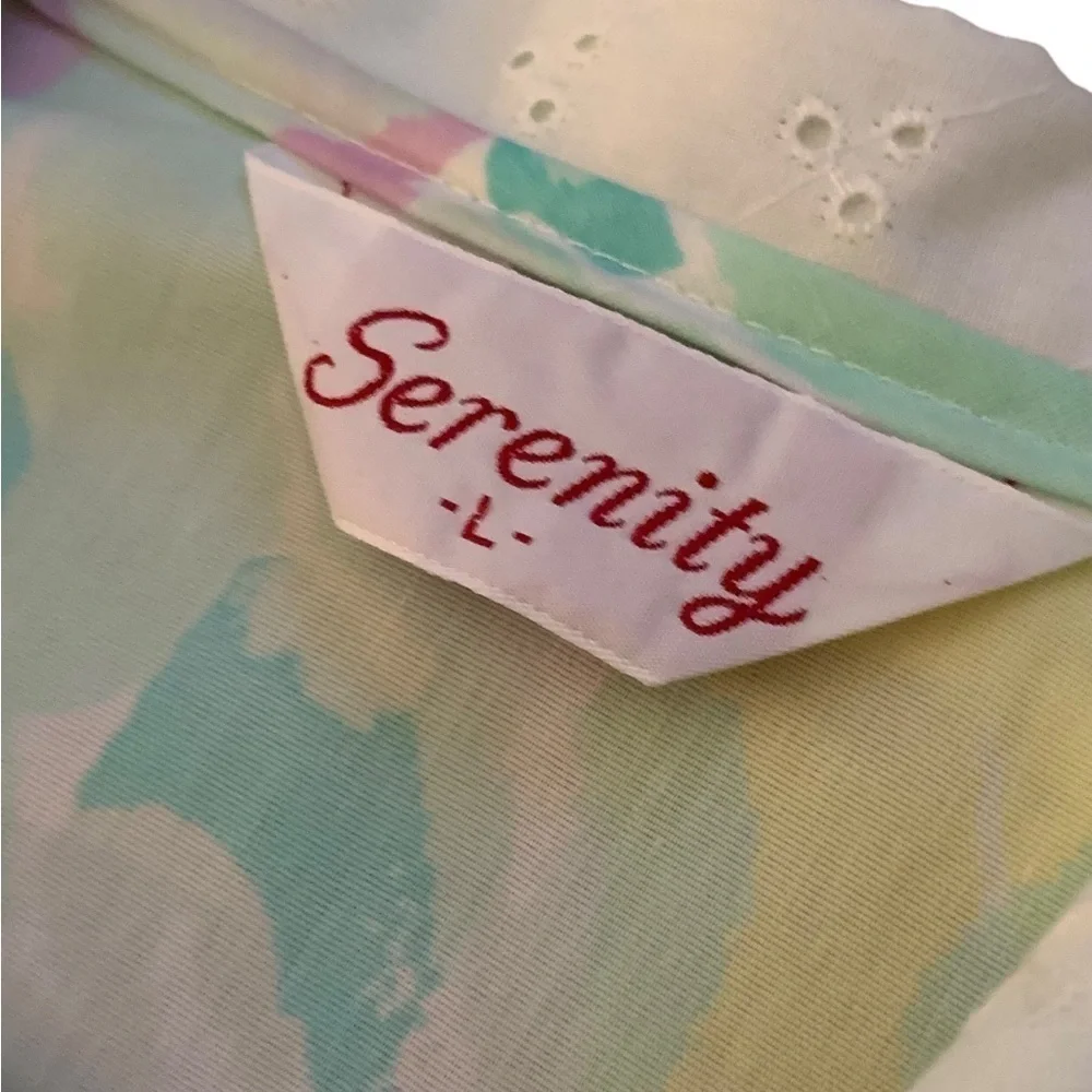 Serenity Vintage Duster Robe Colorful